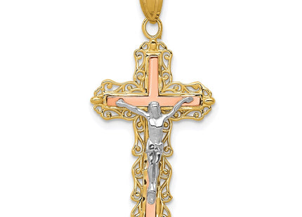 14k Tri-Color Pendants Style D3644 - Classique Jewelry Inc.