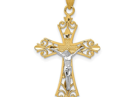 14k Two-tone Pendants Style D3649 - Classique Jewelry Inc.