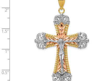 14k Tri-Color Pendants Style D3653 - Classique Jewelry Inc.