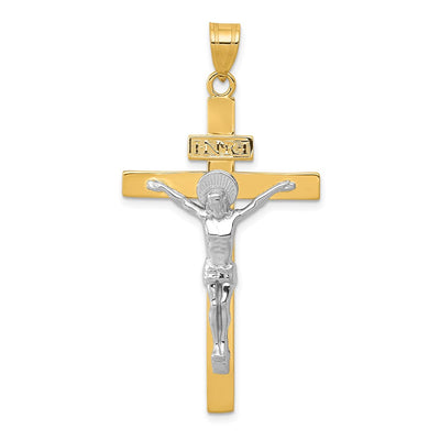 14K gold crucifix pendant