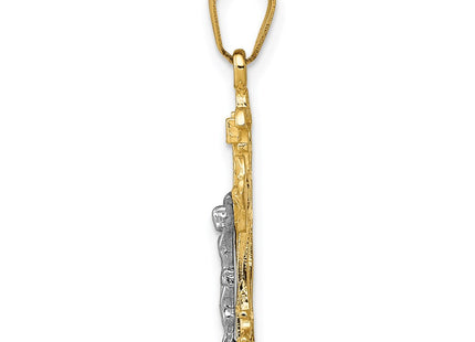 14k Two-tone Jewelry Style D3675 - Classique Jewelry Inc.