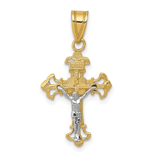 14k Two-tone Jewelry Style D3675 - Classique Jewelry Inc.