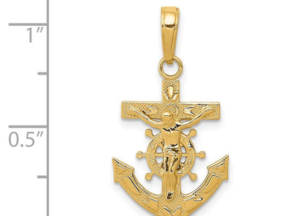 14k Yellow Gold Pendants Style D3698 - Classique Jewelry Inc.