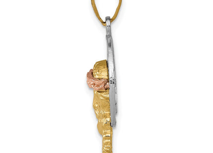 14K gold charm, alternate view