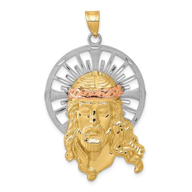 14k Tri-Color Pendants Style D3704 - Classique Jewelry Inc.