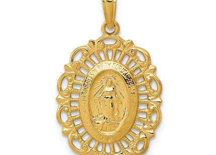 14k Yellow Gold Pendants Style D3705 - Classique Jewelry Inc.
