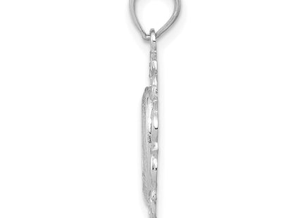 14k White Gold Pendants Style D3705W - Classique Jewelry Inc.
