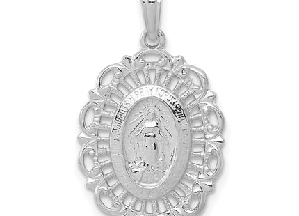 14k White Gold Pendants Style D3705W - Classique Jewelry Inc.