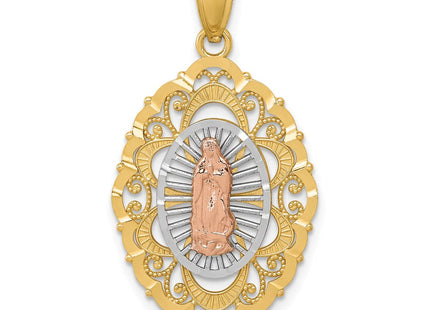 14k Tri-Color Pendants Style D3707 - Classique Jewelry Inc.