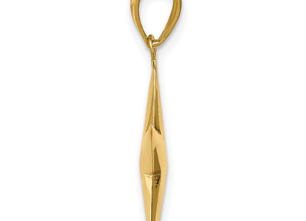 14k Yellow Gold Pendants Style D3725 - Classique Jewelry Inc.