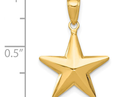 14k Yellow Gold Pendants Style D3725 - Classique Jewelry Inc.