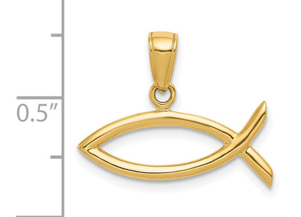 14K gold pendant, another view