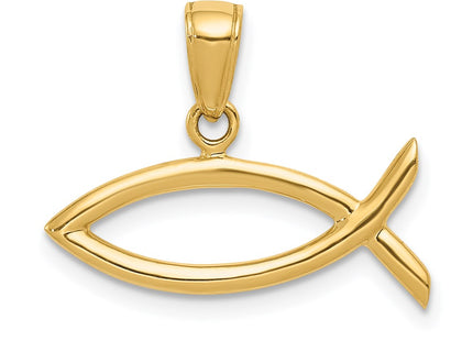 14K gold pendant