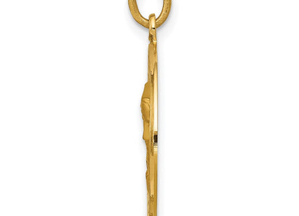 14k Our Lady of Sorrows Medal Pendant (Style D3759)