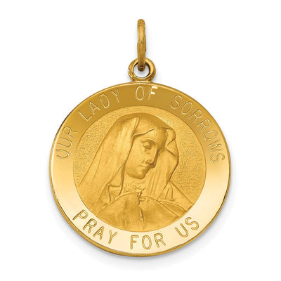 14K gold pendant