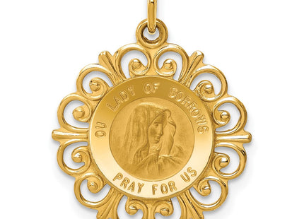 14K gold pendant