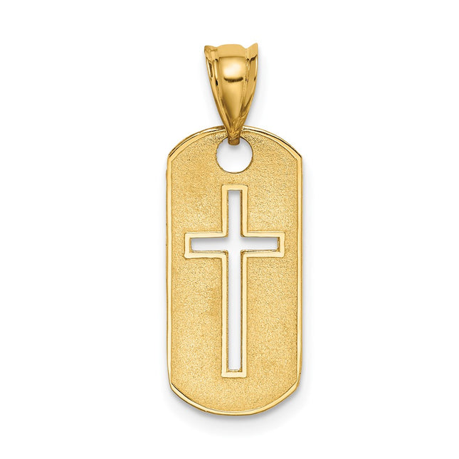 14k Yellow Gold Pendants Style D3794 - Classique Jewelry Inc.