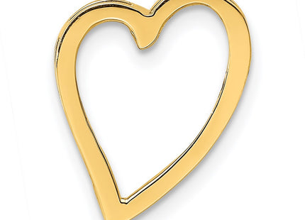 14K gold heart chain