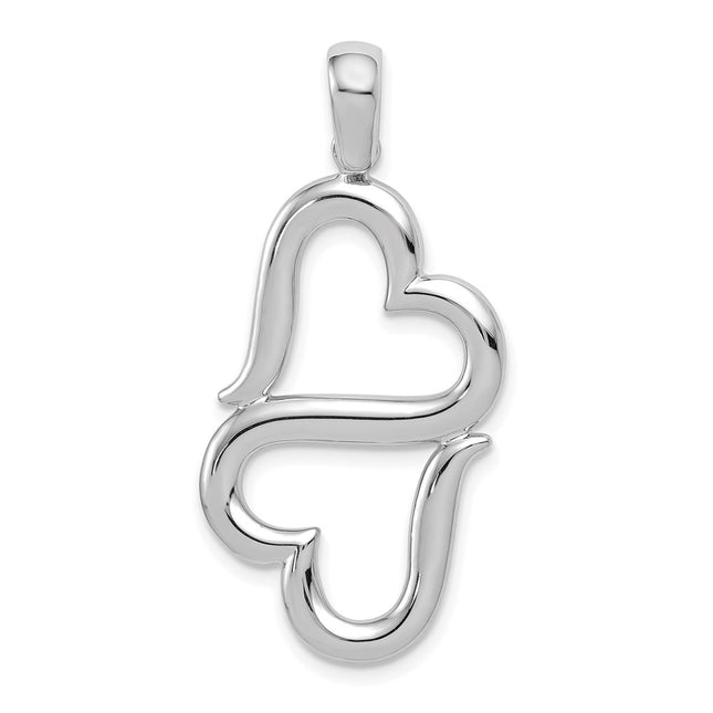 14k White Gold Pendants Style D3824W - Classique Jewelry Inc.