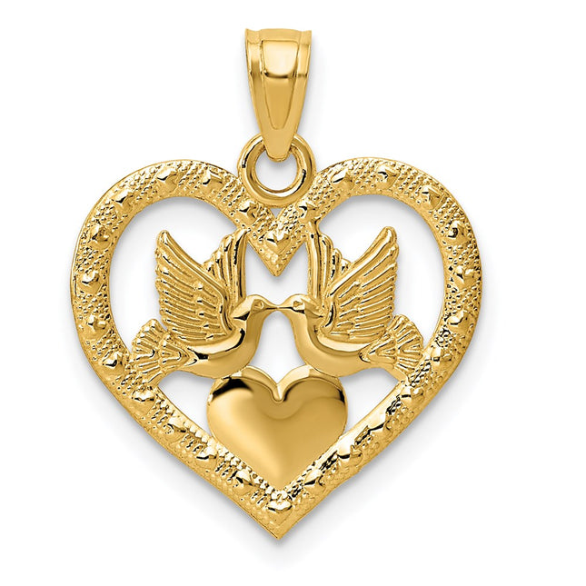 14k Yellow Gold Pendants Style D3832 - Classique Jewelry Inc.