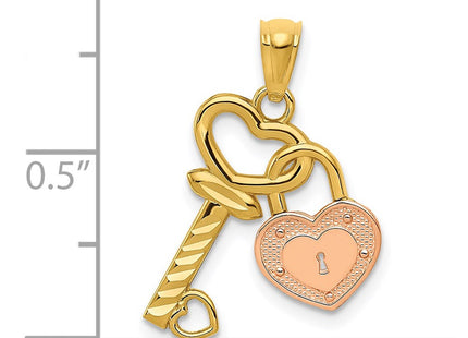 14k Two-tone Pendants Style D3849 - Classique Jewelry Inc.