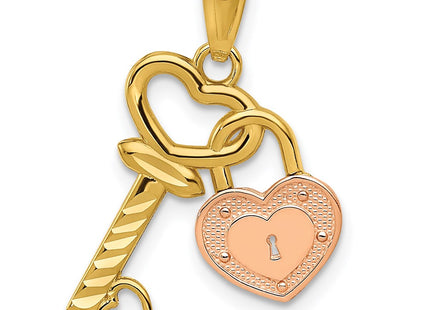 14k Two-tone Pendants Style D3849 - Classique Jewelry Inc.