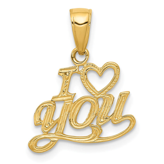14k Yellow Gold Pendants Style D3869 - Classique Jewelry Inc.