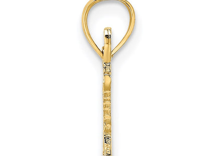 14K gold charm, alternate view