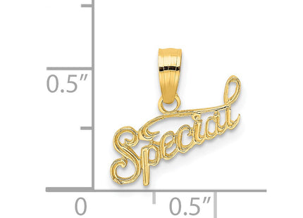 14K gold charm, further view