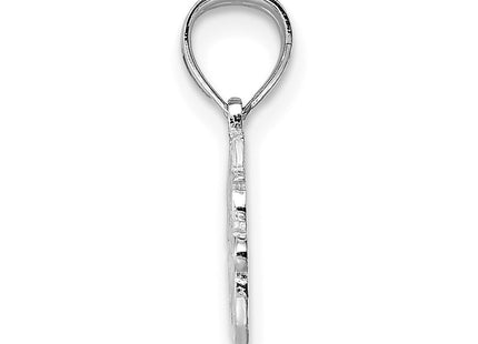 14k White Gold Pendants Style D3894W - Classique Jewelry Inc.