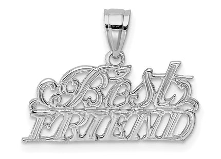 14k White Gold Pendants Style D3894W - Classique Jewelry Inc.