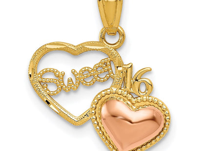 14k Two-tone Pendants Style D3915 - Classique Jewelry Inc.