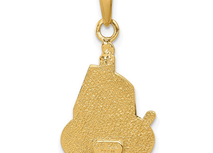 14k Yellow Gold Pendants Style D3921 - Classique Jewelry Inc.