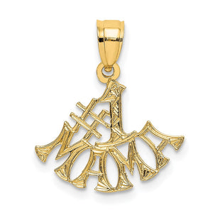 14K #1 MAMA Charm (Style D3925)