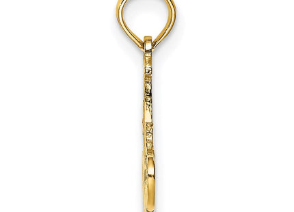14K Polished #1 MOM Pendant (Style D3926)