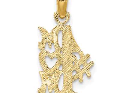 14K gold charm, another view