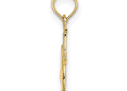 14K gold charm, alternate view