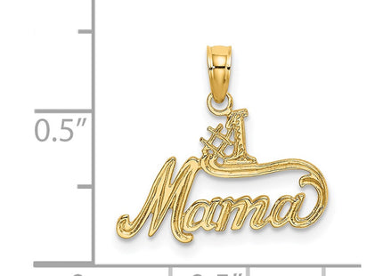 14K gold charm, further view