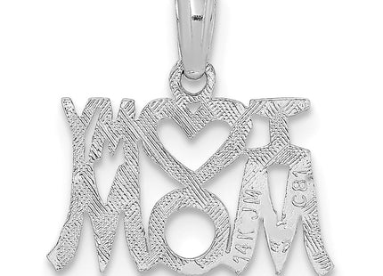 14k White Gold Pendants Style D3939W - Classique Jewelry Inc.