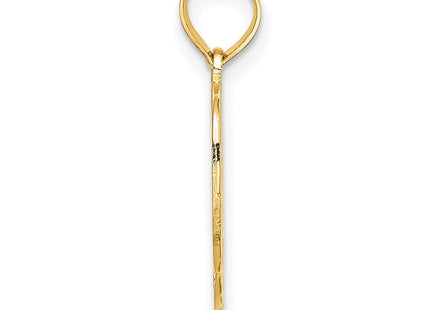 14K MOM in Heart Charm (Style D3940)