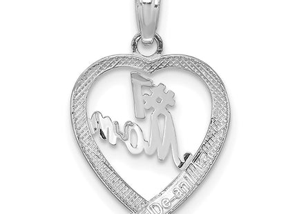 14k White Gold Pendants Style D3943W - Classique Jewelry Inc.