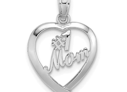 14k White Gold Pendants Style D3943W - Classique Jewelry Inc.