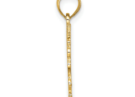 14k BEST MOM Charm