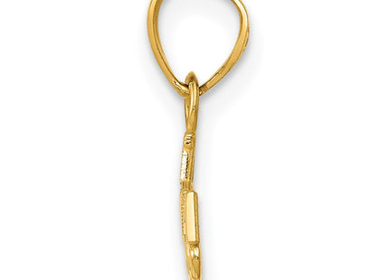 14k Yellow Gold Pendants Style D3957 - Classique Jewelry Inc.