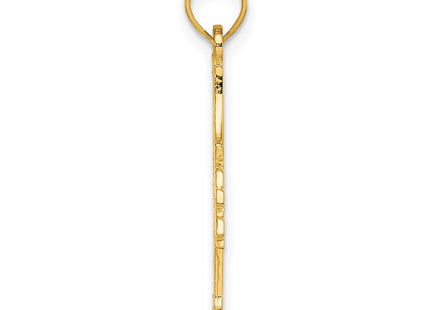 14K gold charm, alternate view