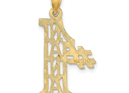 14K gold charm, another view