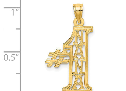 14K gold charm, further view