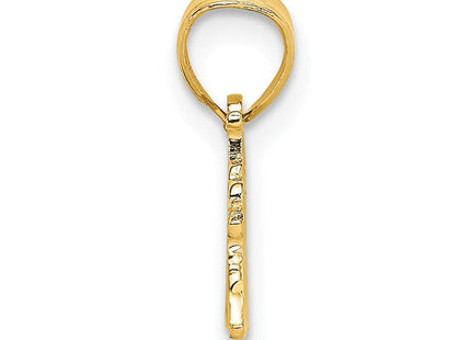 14k #1 GRANDPA Charm (Style D3977)