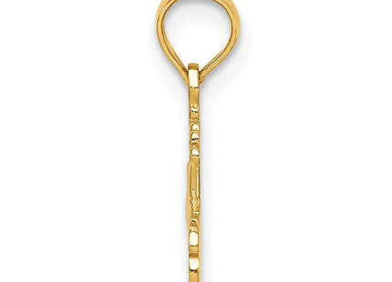 14K gold charm, alternate view