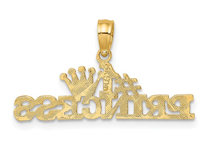 14K gold charm, another view